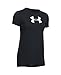 Under Armour Women's Favorite Short Sleeve Branded Shirt, Black, Large