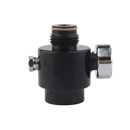 Gurlleu Adjustable PCP Paintball Tanks Regulator 0.825-14 NGO Output Thread Compressed Air Valve Gauge (0-2000 PSI) - Thumbnail 7
