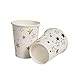 Vland Party Supplies by Gold Star pattern – Disposable Paper Dinnerware Set for 16 Guests – Fancy Design for Party and Celebration – 16 Plates, 16 Cups, 20 Napkins, and 20 Straws