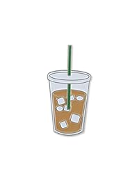 Forge - Pin para solapa (esmaltado), diseño de café helado