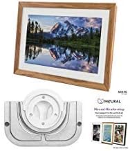 Meural Canvas - Smart Digital Photo Frame - Art Display | Winslow Walnut | Swivel Wall Mount | 27 inch HD Display with WiFi | Smart Home Compatible | Includes One-Year Membership to Art Library