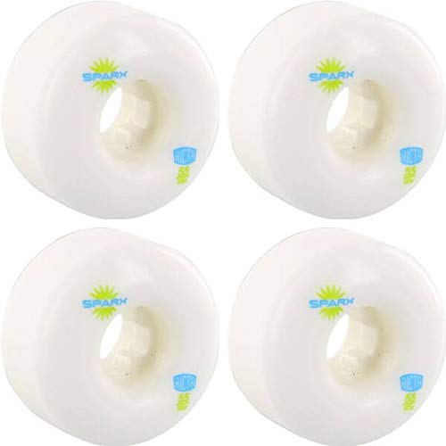 Ricta Wheels Sparx 2017 White Skateboard Wheels - 55mm 101a 