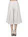 CHOiES record your inspired fashion Women's Black/White High Waist Plain Wide Leg Palazzo Capri Pants
