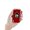 VOCA-Big-Button-Mobile-Phone-for-Elderly-V533-Unlocked-3G-Flip-Cell-Phone-Dual-Big-Screen-Predictive-Text-SOS-Button-Hearing-Aid-Compatible-Easy-to-Use-Senior-Citizen-Friendly-Red VOCA V533 Unlocked 3G Clamshell Big Button Mobile Phone for Seniors with HD Dual-Screen, SOS Button, Talking Keys and…
