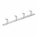 BEIYI Stainless Steel Coat Hook Rack Wall Mount Door Heavy Duty Ultra Strong Life-Long Lasting Hanger for Men & Women Robe Coat Towel Keys Bags Home Kitchen Bathroom Garden Garage (4 hooks)