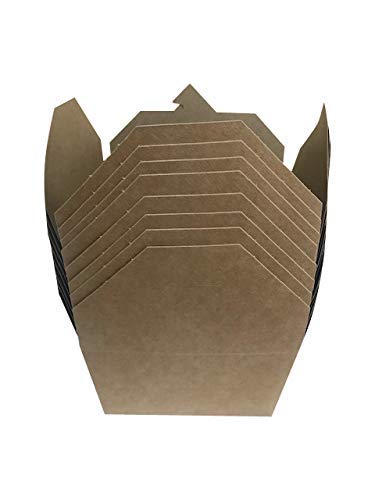 Signature Packaging Kraft Food Takeaway Box Disposable Container Rectangular, Recyclable Lunch To Go, Catering, Fast Food - Image 4