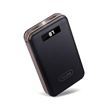 Batería Externa iMuto mAh Alta Capacidad Cargador Portátil Power Bank Puertos Cargador