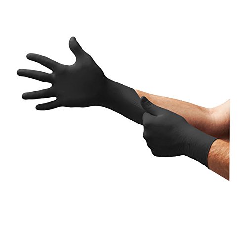 MICROFLEX Disposable Nitrile Gloves w/Textured Fingertips for Medical, Industrial, Automotive Use