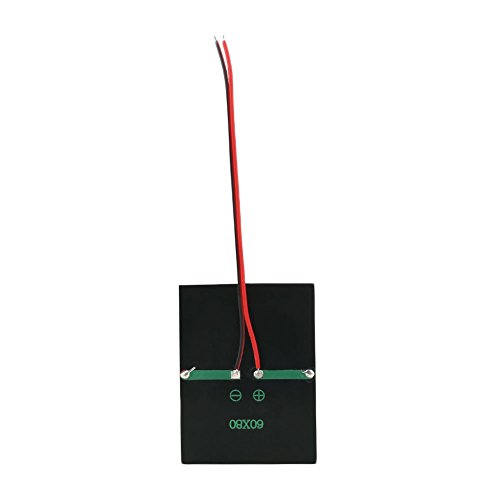 Goodjobb 0.65W 1.5V 430mA Mini Silicon Solar Power Cell Charger Panel DIY Module Solar Cells With Wire Cable