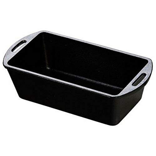 Lodge Lodge Cast Iron Loaf Pan, 5" x 10.25",Black The Home Kitchen Store