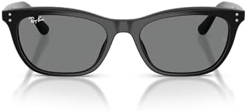 Amazon.com: Ray-Ban RB4430F Zena Low Bridge Fit Sunglasses, Black