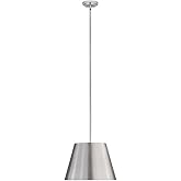 Z-Lite 2307-18BN Lilly - 1 Light Pendant in Industrial Style-13.5 Inches Tall and 18 Inches Wide, Finish Color: Brushed Nicke