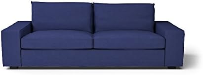 Comfort Works Custom Made SLIPCOVERS for Kivik 3 Seater Navy Blue