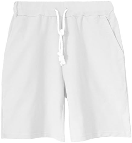 Breathable Basketball Training Shorts For Mens (US M/Asia XXL, White)