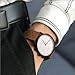 OXWALLEN Compatible with Samsung Active/Active 2, Samsung Galaxy Watch 42mm, Gear Sport, Vivoactive 3 Quick Release Watch Band, fit 20mm Mens Watches - Retro Brown/Black