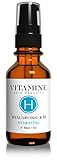 Organic Brightening + Hydrating B5 Gel | Premium Hyaluronic Serum for Eliminating Dark Eye Circles and Nourishing Glowing Skin, 1 Fluid Ounce