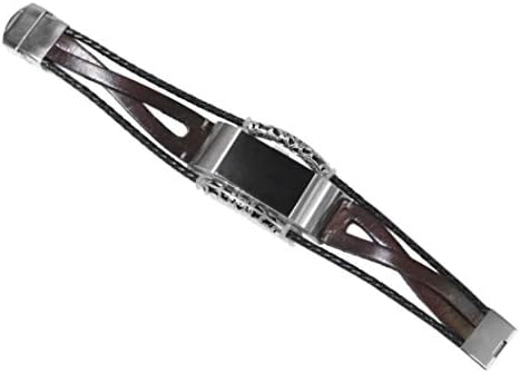 Fitbit Charge 2 Watch Band Sansee Replacement Leather Wristband Band Strap Bracelet for Fitbit Charge 2