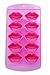 Fairly Odd Novelties Kisses Lips Shape 10 Ice Cube Tray Mold Pink Novelty Gag Gift, One Size