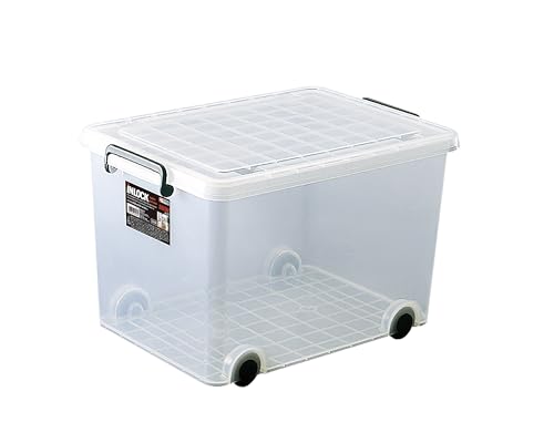 天馬 移動に便利なキャスター付き衣装ケース 色 クリアの商品画像