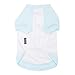 Blueberry Pet Chill Summer California Cotton Dog Shirt in Aquamarine , Back Length 14