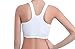 HENNY RUE Women's Front Zipper Closure Sports Bra Padded Workout Yoga Bras