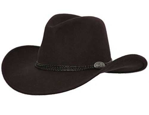 Outback Trading Co Men's Co. Shy Game Upf50 Sun Protection Crushable Wool Hat Brown Medium