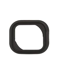 Botón de Inicio para iPhone 5S, botón de inicio con cable flex incl. Soporte metálico y Junta de goma incl. 2 x destornilladores para una fácil instalación MMOBIEL, Negro