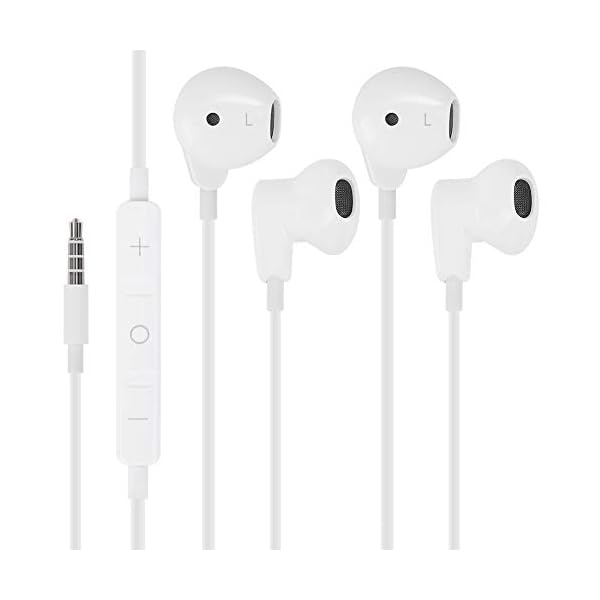 MASOMRUN-Wired-Earphones-Stereo-Sound-in-Ear-Earbuds-with-35mm-Headphones-Plug-Microphone-Volume-Control-for-Sports-Workout-Compatible-with-Cell-Phones-Tablets-Laptops MASOMRUN Wired Earphones Stereo Sound in-Ear Earbuds with 3.5mm Headphones Plug Microphone Volume Control for Sports…