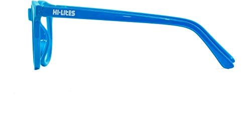 HI-LITES Special Effect Glasses-HEART Effect Lenses (Light Blue) - Designer Style