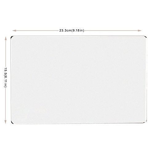 Mouse Pad, Qcute 9.18" 6.11" Gaming Aluminum Mouse Pad W Non-Slip Rubber Base & Micro Sand Blasting Aluminium Surface for Fast and Accurate Control (Silver) - Thumbnail 4