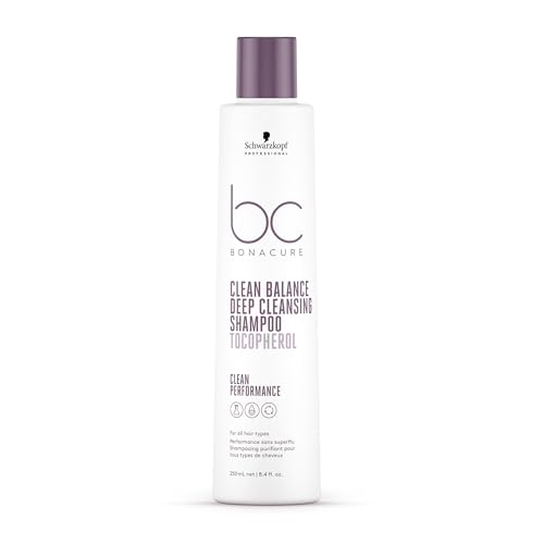 Schwarzkopf Shampoo Suave De Limpeza Para Todos Os Tipos De Cabelo Professional Bonacure Clean Performance Balance Deep Cleansing 250Ml