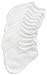 Stride Rite Little unisex Six Pack Comfort Seam Welt Top No Show Socks, White, Sock Size 5-6.5/Shoe size 3-7