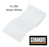 Cerakote Firearm Paint Finish, Snow White H-136, Oven Cure - 90 ml kit