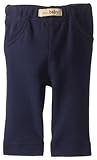 L'ovedbaby Unisex-Baby Newborn Organic Signature Pants, Navy, 3/6 Months