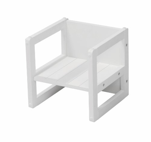 Roba Childrens Stool, Wood, White, One Size