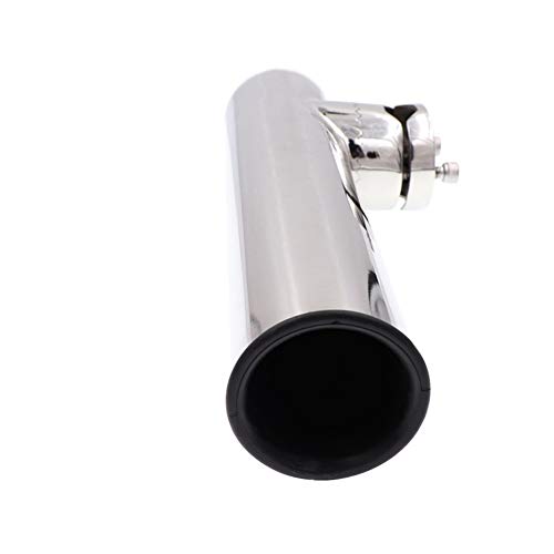 QWXZ Praktisch Boot Fisch Rutenhalter Edelstahl 316 Clamp Auf Angelrutenhalter Verstellbarer Sitz for 7/8 „-1“ Tube… – Bild 7