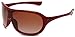 Oakley Women's OO9131 Immerse Sport Sunglasses, Vino Frame/Dark Brown Gradient Lens, 60 mm