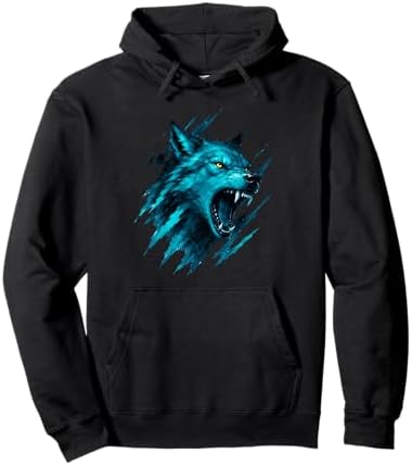 Amazon.com: Polar And Black Two Face Wolf Split Face Magical