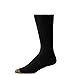 Gold Toe Men's Canterbury Dress Sock, 2 PK (6 PAIRS) 10-13, Black