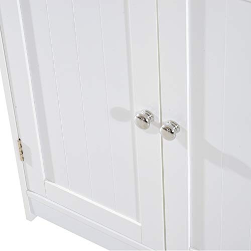 24" Under Sink Storage with 2 Doors and Shelves