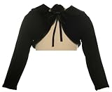 Cozy Bolero Jacket Cover Sweater Pink White Ivory Black