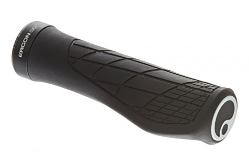 Ergon GA3 Ergonomic Lock-On MTB Grips – Winged Design for Mountain Bike Comfort and Wrist Support, Black, Small - Thumbnail 4