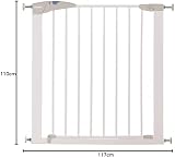 Munchkin Lindam Sure Shut Axis Stair Gate 76-82cm White Pressure Fit view 8