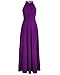 STYLEWORD Women's 2024 Formal Summer Dresses Fashion Evening Cocktail Elegant Party Maxi Long Dress Trendy Clothes(Purple,L)