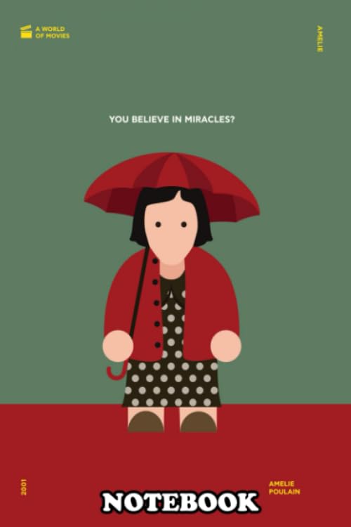Notebook: Amelie , Journal for Writing, College Ruled Size 6" x 9", 110 Pages