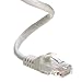 Cables Direct Online Cat6 50FT Network Ethernet Patch Cable, 550Mhz Internet Wire, Compatible with PC, Laptop, Modem, Router, TVs, Printer Cord, Consoles for Home and Office, White