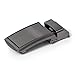 SlideBelts Men's Classic Belt - Custom Fit (Mocha Brown Faux Leather with Gunmetal Buckle, One Size)