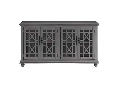 Martin Svensson Home Elegant TV Stand, 63" W x 35" H, Grey - Image 3