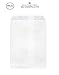 100 Pack White Kraft Paper Bags, 6