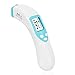 Forehead Thermometer, Non-Contact Infrared Digital Thermometer with LCD Display, Fever Measurement for Baby Children Adults-Updated Microchip for Better Accuracy